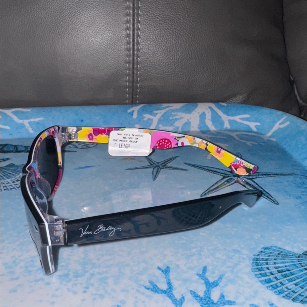 Vera Bradley Sunglasses with Black Frame and Multicolor Arms